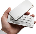Seed Phrase Storage, Pocket Crypto Seed Phrase Storage Metal Plate | Seed Phrase Plate for Crypto Seed, BIP39 Crypto Seed Storage for Small Safe, Seed Phrase Metal Wallet